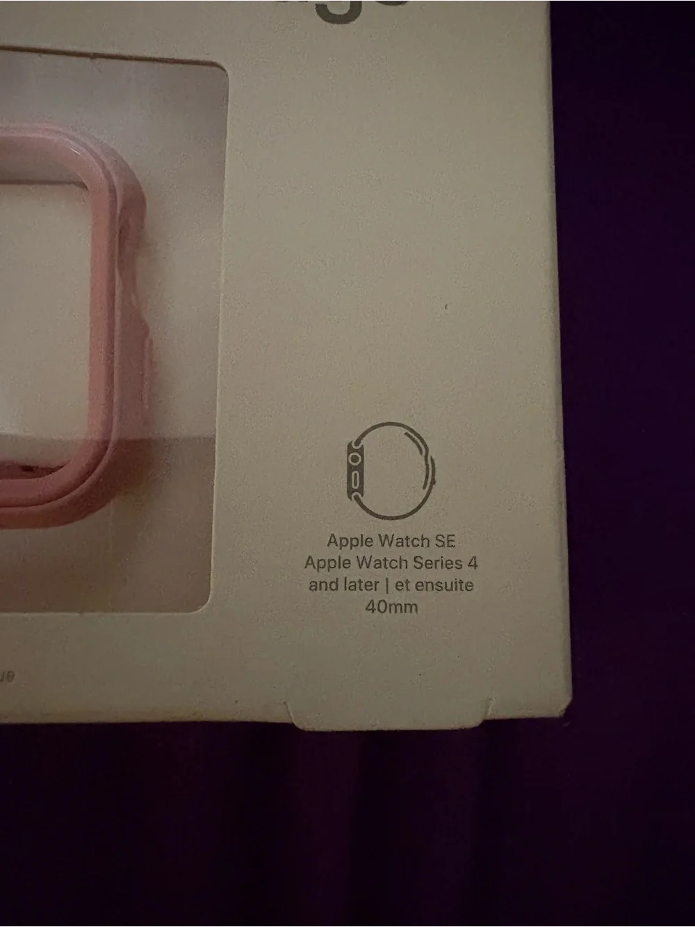 Apple Pink Watch Case and Sport Band Set